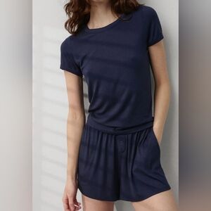 Lunya Women Soft Modal Rib Pajama Set